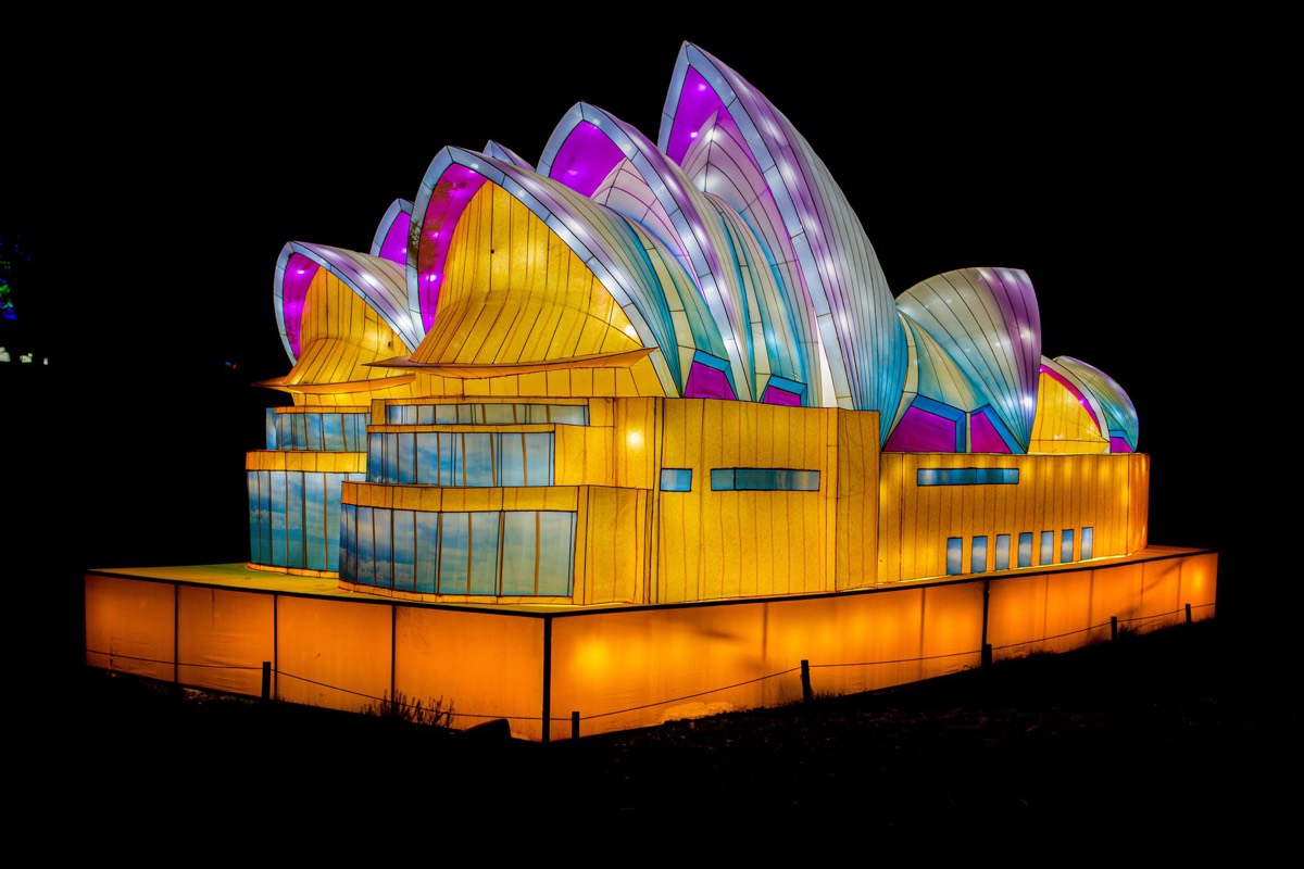 Custom Sydney Opera House landmark lantern
